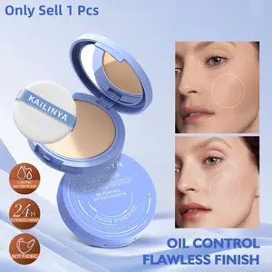 6 Color Oil Control Setting Powder, Matte Smooth Flawless Finish, Waterproof Long-Lasting, Lightweight Invisible, Net Weight: 10g