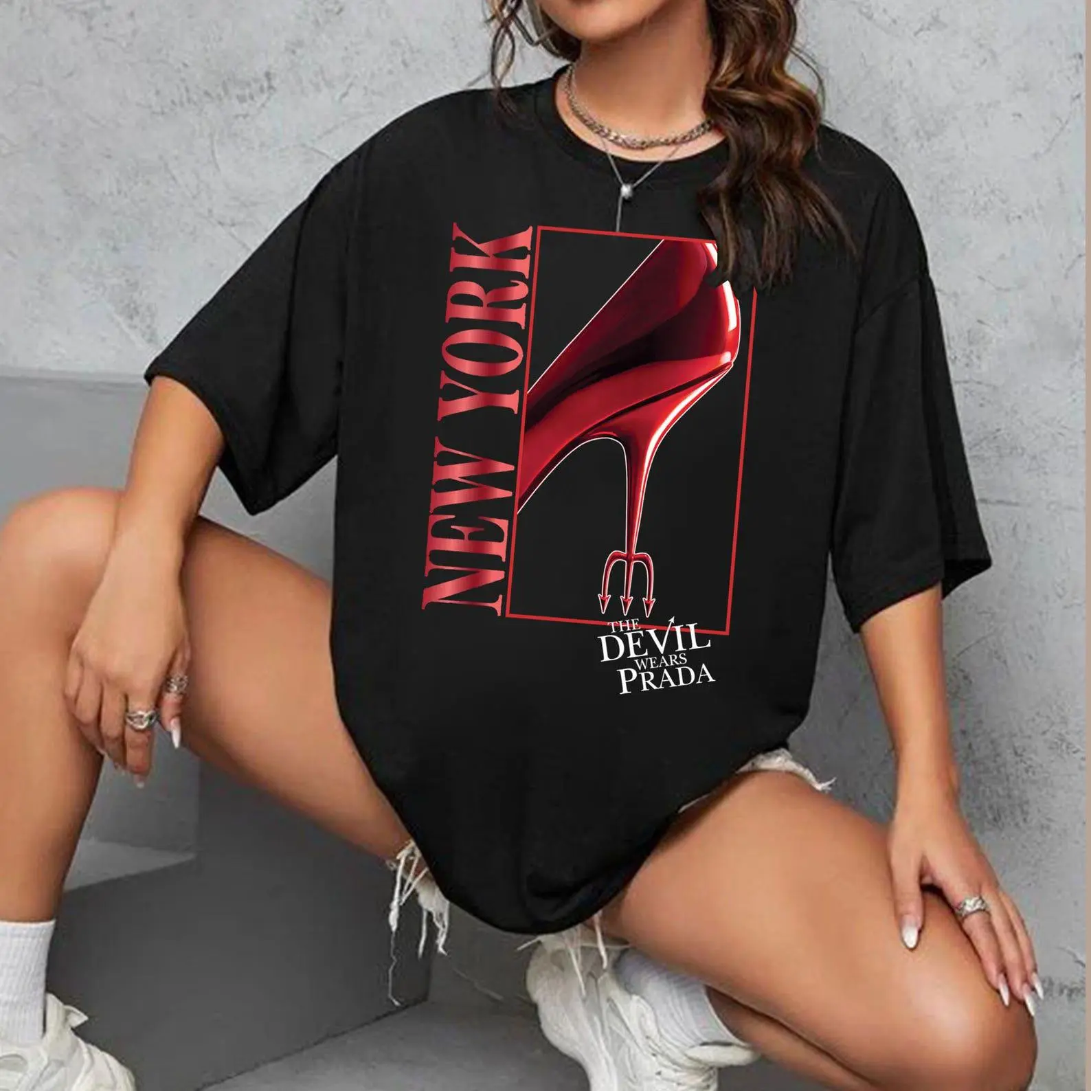 The Devil Wears Prada New York Red Heels Shirt