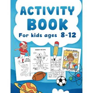 Activity Book for Kids Ages 8-12: More Than 100 Fun Activities: Color By Number, Dot to Dot, Mazes, Trivia , Word Search and More Paperback – July 16, 2023