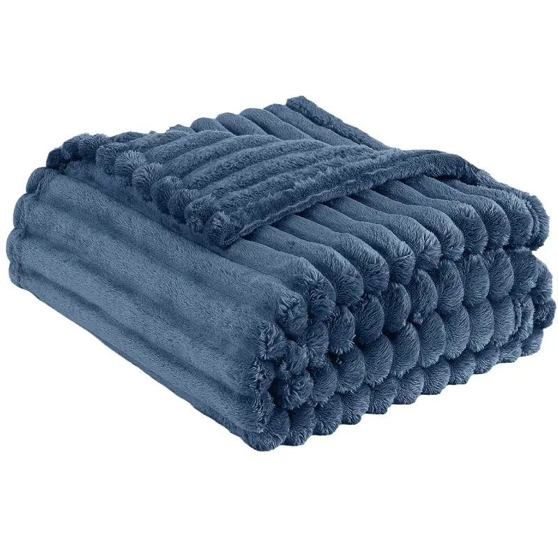 Cozy Throw Blanket for Couch or Bed Ultra Soft Fleece, Bed Sofa Blanket, Soft Blankets, Multiple Colors & Sizes All-Season Lightweight Blanket for Living Room, Bedroom, Travel, Gifts, Soft Warm Throw