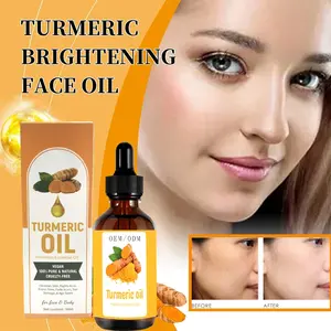 1PC Turmeric Serum for Dark Spots – Antioxidant Facial Treatment with Turmeric Oil, Pomegranate to Brighten Dull Skin, Combat Blue Light Damage – 30ml Brightening Hydrating Serum