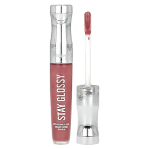 Rimmel London Stay Glossy Lip Gloss, 290 Date Night, 0.18 fl oz (5.5 ml)