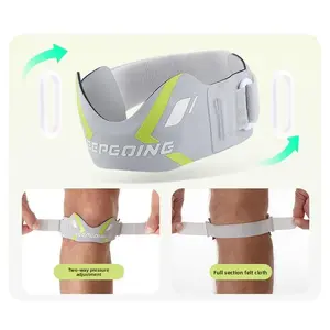 1Pcs Adjustable Knee Brace Patella Strap Knee Supporter for Basketball Volleyball Squats