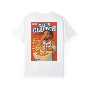 Captain Cap’n Clutch Jalen Brunson Knicks T Shirt, Unisex, Men's Clothing, Crew Neck, Cotton, Basketball, Knicks, Jalen Brunsonnnn