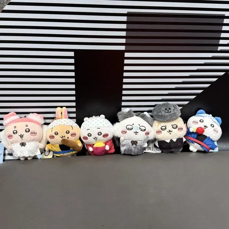Chiikawa Horseman Series Chii Usagi Hachiwera Halloween Angel Momonga Rakko Furuhonya Fur Plush Doll Pendant Earrings Keychain
