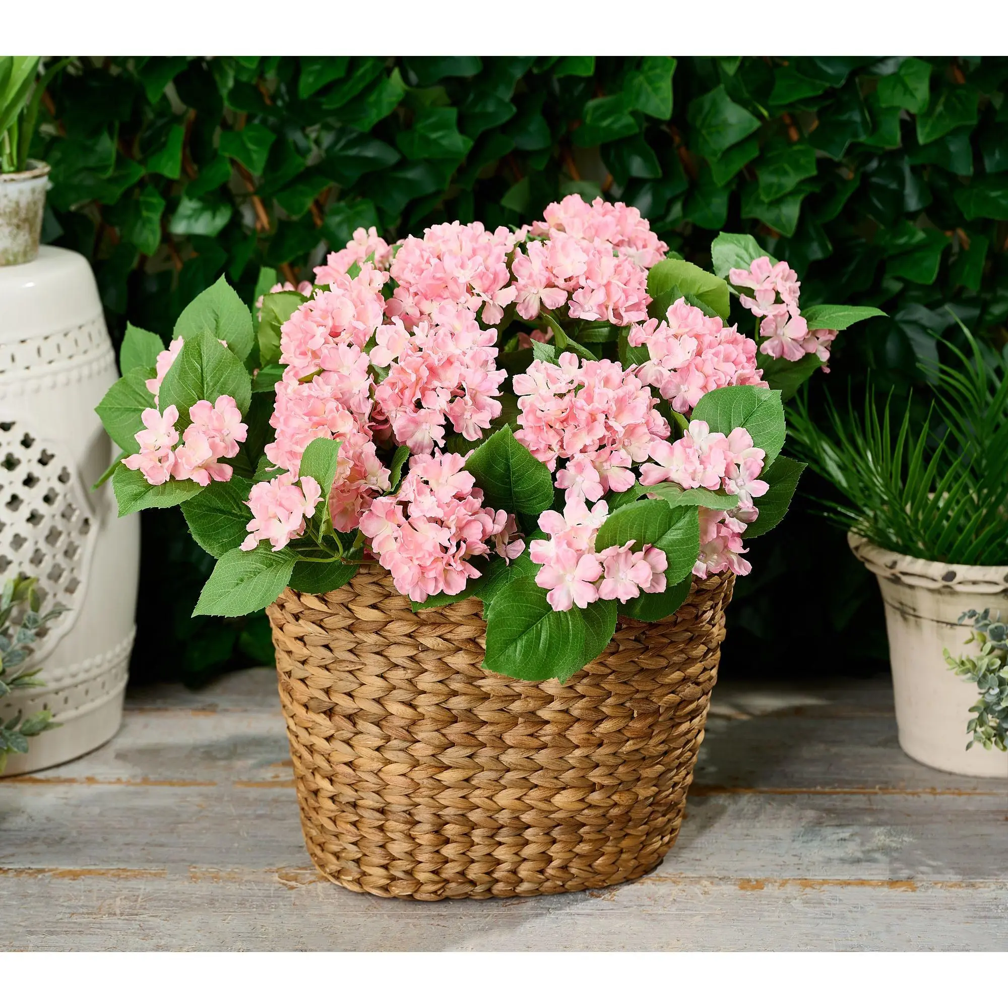 Indoor/Outdoor Hydrangea Urn Filler by Valerie