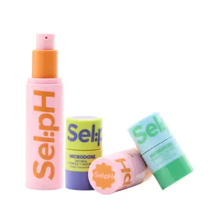 First Base +  The 3 Microdoses Bundle + Free Holographic Bag! Hydrating + Barrier Repairing + Renewing Skincare Hyaluronic Acid Probiotics Peptides Retinol Serum - Vegan Facial