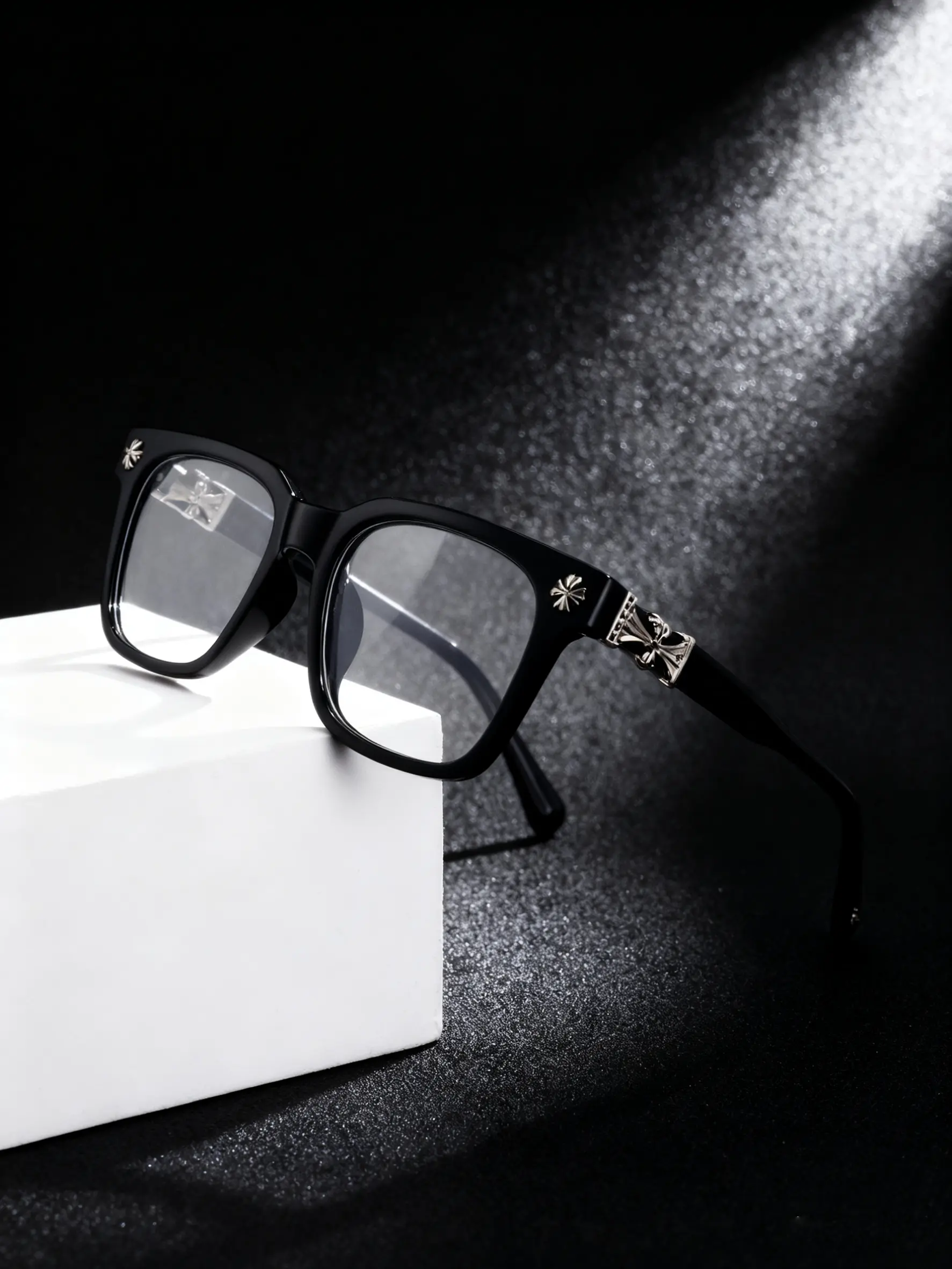 Men's Plastic Square Frame Eyeglasses, Casual Retro Style, Suitable for Daily Wear, College, Commuting, Home Use, Stylish Square Frames, Trendy Casual Frames, Trending Glasses, Square Frame Eyewear, Fashionable Frames Glasses, Fashion Glasses