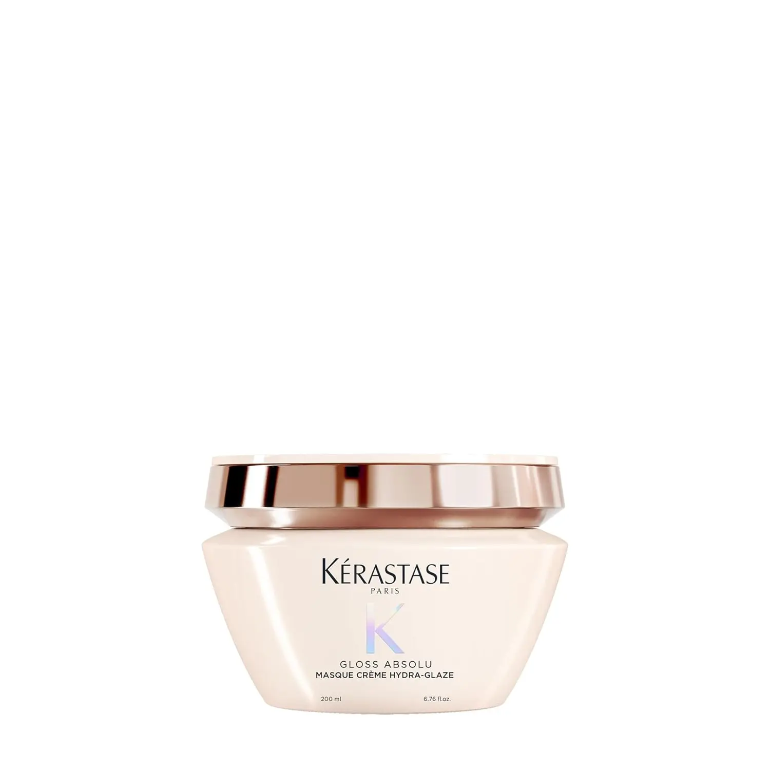 KÉRASTASE Gloss Absolu Masque Crème Hydra-Glaze, Deeply Nourishing Hair Mask for Thick, Frizzy Hair, for Anti-Frizz, Shine & Smoothness, with Hyaluronic Acid