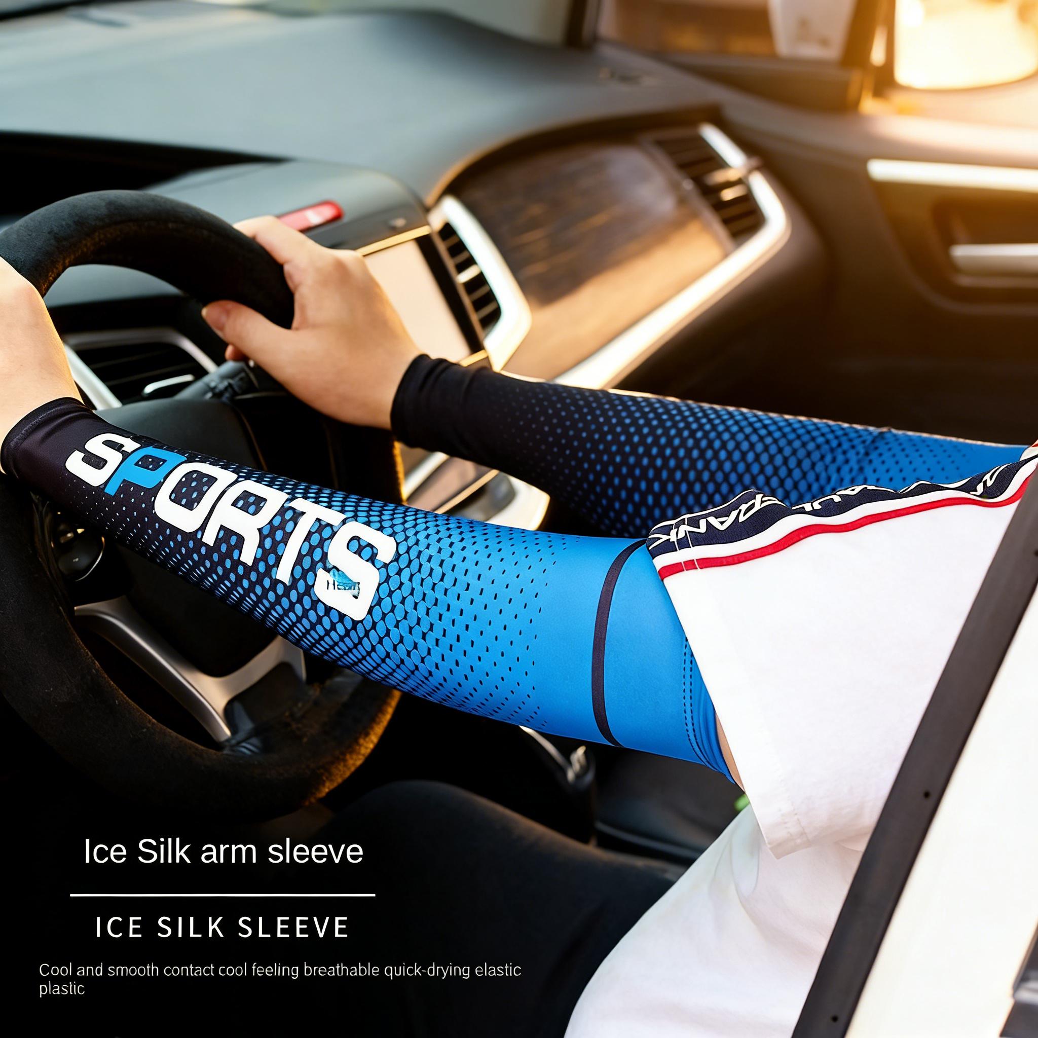 5 Pairs of UV-Blocking Arm Sleeves for Summer Heat，Stay Cool and Protected