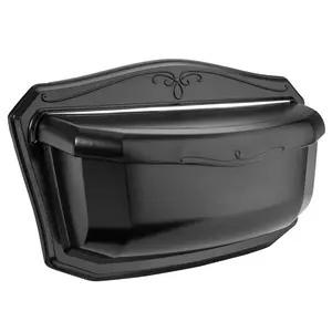 Architectural Mailboxes  Villa Wall Mount Mailbox, Black