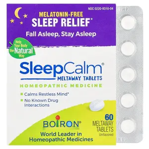 Boiron SleepCalm®, Unflavored, 60 Meltaway Tablets