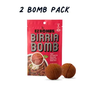 EZ BOMBS BirriaBombs 2 Bombs Per Pack - Seasoning Spice Bomb Flavor for Authentic Mexican Dishes - Traditional