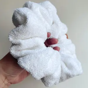 Oversized Towel Scrunchie for Drying Hair - Handmade in Chicagoland