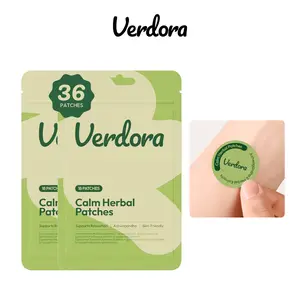 VERDORA Botanical Ear Patches, Daily Wellness Self Care Patches with Ashwagandha, Ginger & Citrus Junos Extract, Comfortable Behind-Ear Patch