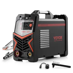VEVOR TIG Welder, 2-In-1 Welding Machine (Large LED Display)- Lift TIG/MMA(Stick), 110&220V Dual Voltage Electric Welder with IGBT Inverter Hot Start Arc Force