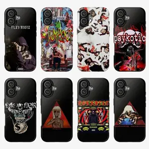 Custom Osamason Underground Rapper Psykotic Tour 2025 Album Art Phone Cover, Rubber Heavy-Duty Shockproof Drop-Resistance Protector, Trending Fan Gift for iPhone 11-17 Pro Max Plus, Mobile Phone Accessory