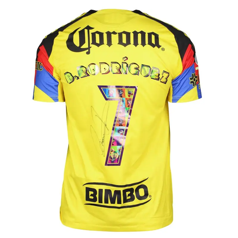 Club América 2025-26 Rodriguez Home Soccer Jersey (Pac-Man Edition),  Breathable Game Day Sports Shirt, Gift For Fan