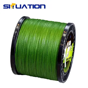 SIIUATION 1PCS 1000M-1093YDS High Strength Fishing Line, 4--strand 8-strand Wear-resistant Braided Line, Long Casting PE Fishing Line, Zero Stretch, 12-100lbs