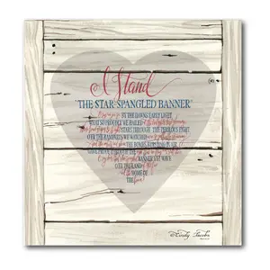 Courtside Market Star-Spangled Banner 16" x 16"Canvas