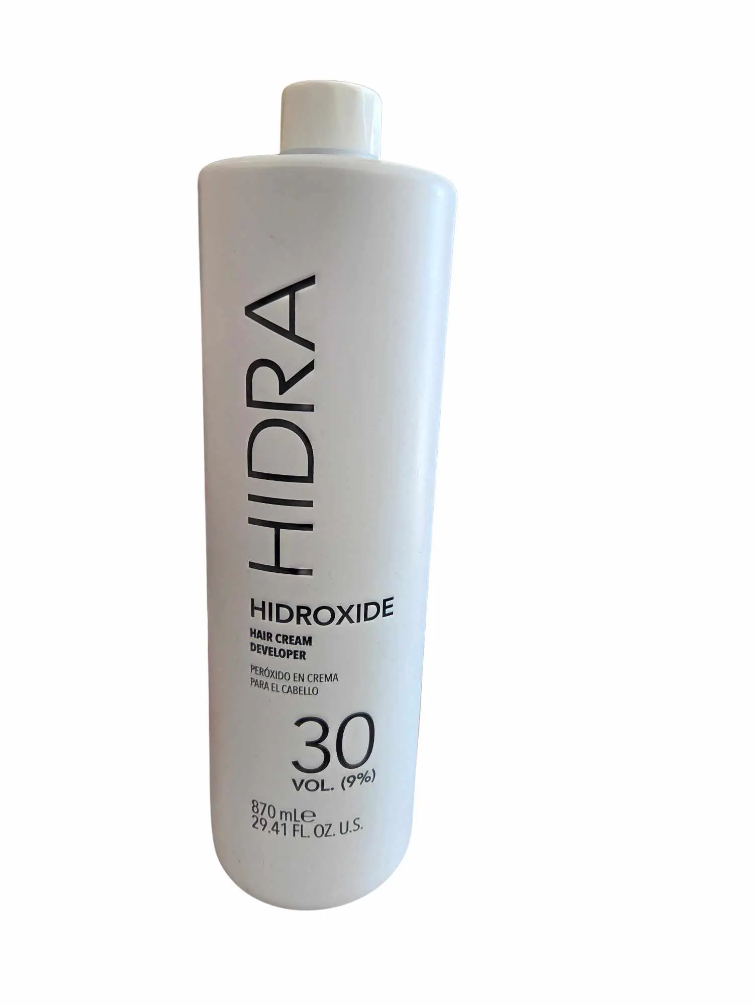 HIDRA Ammonia-Free Hair Color Peroxide Cream Developer - 30 Vol, 870ml (29.41 Fl Oz), 24-Month Shelf Life, Color Protection Haircare for Curly, Normal, Aging Hair, 24 Months