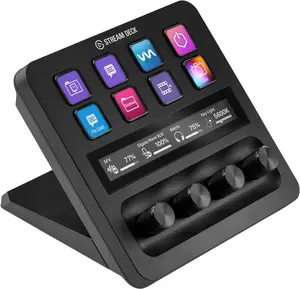 Elgato Stream Deck +, Audio Mixer, Production Console and Studio Controller for Content Creators, Streaming, Gaming, with customizable touch strip dials and LCD keys, works with Mac and PC content creation