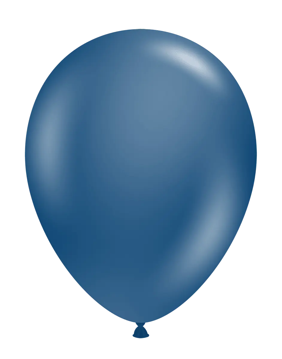 TUFTEX Designer Balloon Set, Navy - 5 in., 50 Balloons