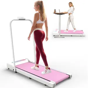 【SAVEYOUR】Folding Treadmill 2 in 1 Walking Pad,Under Desk Treadmill, Foldable Portable Treadmill with Handle Remote Control LED Display, Walking Jogging Machine for Home Office Use