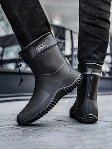 Couple's Lightweight Waterproof Rain Boots Closed for All Seasons, Anti-Slip Design for Gardening and Fishing, Valentine's Day Gift Idea