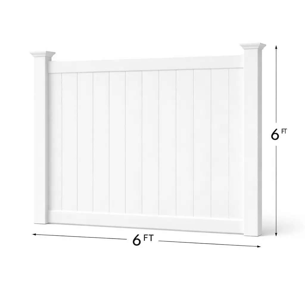 PVC PANEL 6HX6W (WH) PVC PANEL 6HX6W (WH)