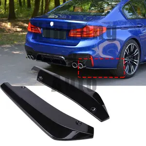 Glossy Black Rear Bumper Lip Diffuser Splitter Canard For 3 Series E46 E90 E92