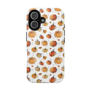 Glittercutie Cute Pumpkins Pumpkin Patch Autumn Vibe Fall Vibes Orange Girls Phone Cases Phone Cover Hard Case Tough 2-piece Phone Case