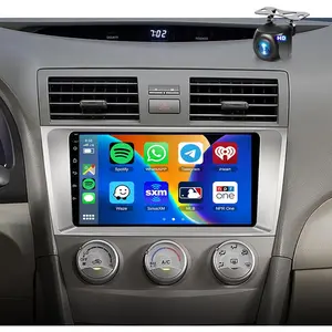 RIMOODY 2+64G 9-Inch Touch Screen Car Stereo for Toyota Camry 2006-2011, Car Display Screen with Wireless CarPlay, Android Auto, Android, GPS/WiFi/DSP Audio, 10-Band Audio, Bluetooth, SWC, Backup Camera Car Media Player fathersdaygift