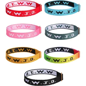 WWJD Bracelets Pack for Women Men what would  do bracelets Christian  Wristbands Gifts W.W.J.D Adjustable Woven Bracelet