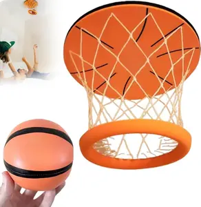 Hanging Indoor Basketball Hoop,Ceiling Basketball Hoop,Portable Ceiling Swish Indoor Mini Basketball Hoops, Funny Wall Mount Sports Bedroom & Outdoor Play Game Toys for Kids Aldult