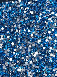 Diamond Dander: SS10 Capri Blue Glass Rhinestones