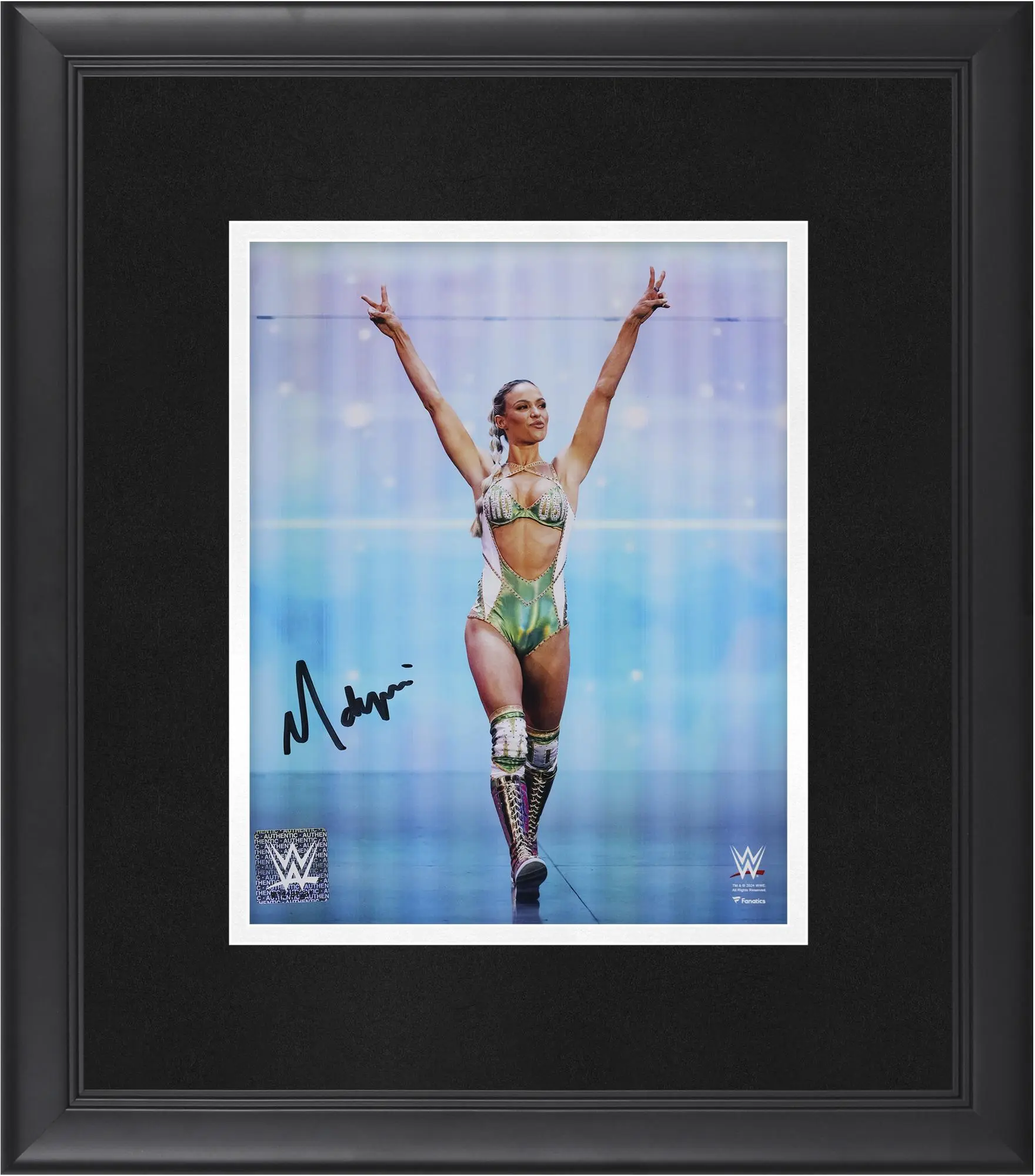 Maxxine Dupri WWE Framed Autographed 8" x 10" Entrance Photograph - Fanatics Authentic Certified