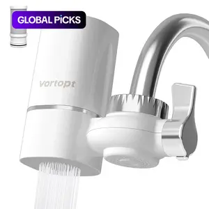 Sink Faucet Water Purifier, Home Water Filter, Quick-Flow 400G Filter System, NSF-Certified Chlorine Reduction, One-Cartridge Taste-Improving Fully Automatic Filter #GLOBAL PICKS