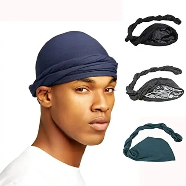 Unisex Satin Silk Turban Durag