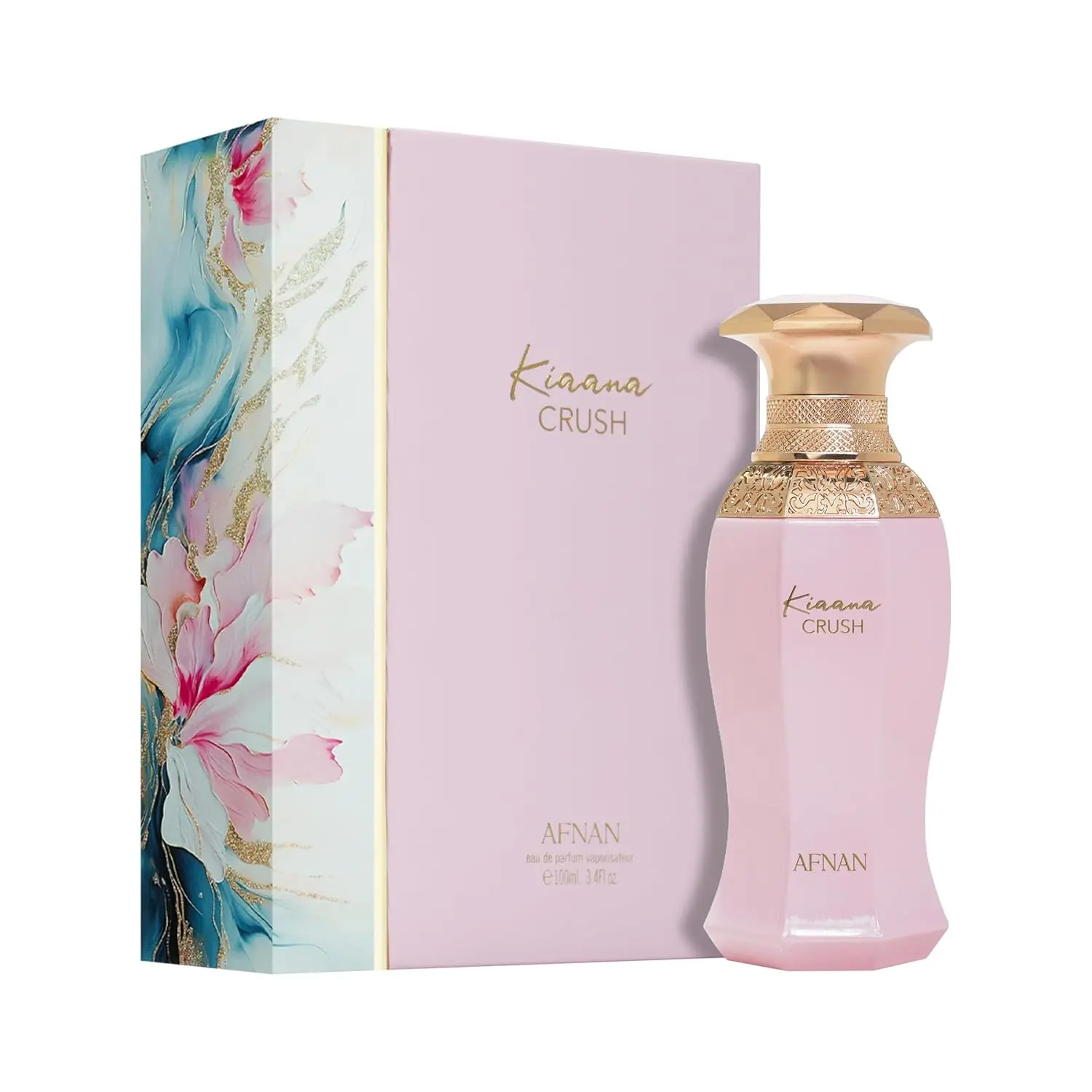 Afnan Kiaana Crush Women's Eau de Parfum Spray - Floral Fragrance for Evening Wear, 3.4 fl oz Perfumes for Women
