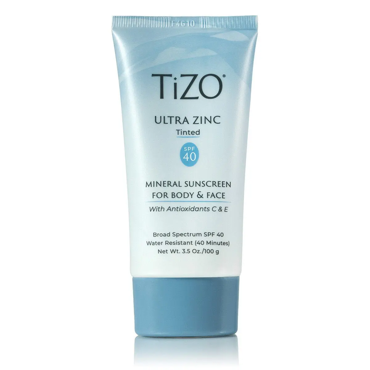 Ultra Zinc Tinted Physical Sunscreen Cream SPF 40 - Soothing, Lightweight, Hydrating Moisturizer for All Skin Types