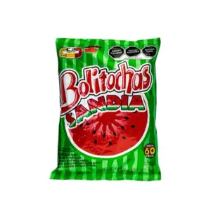 Bolitochas Sandia 60pk - Watermelon Flavor Candy Pack of 60 Pieces