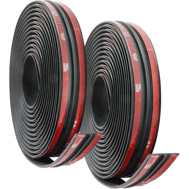 Windshield Rubber Seal Trim Stripping Car Weather Stripping Waterproof Edge T Shape Sealing  Rubber Dual-Size Configuration for Front Rear Windshield Skylight car door seal stri seal strip Car Door Edge Guard Protector Strip