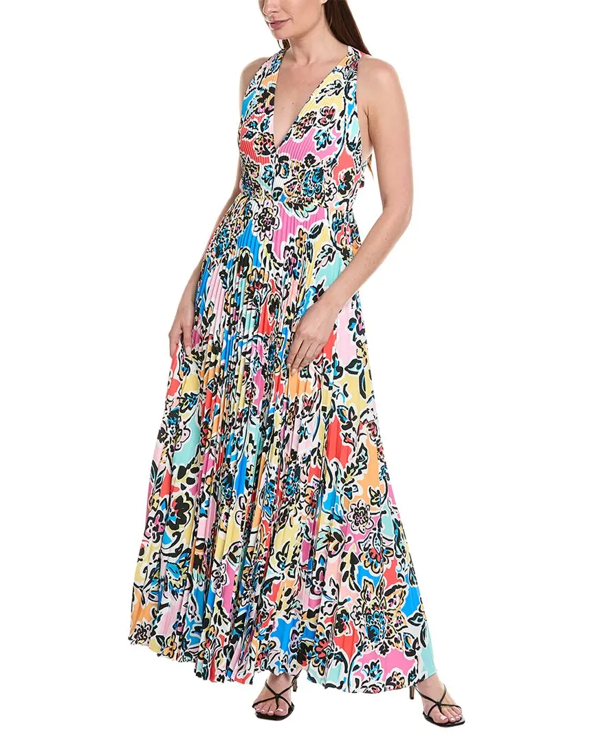 Milly Oria Rainbow Oasis Maxi Dress