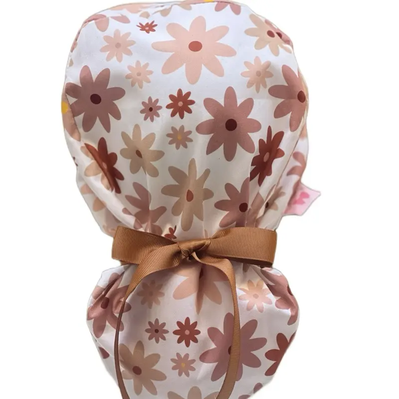 Boho floral scrub caps Boho floral scrub caps