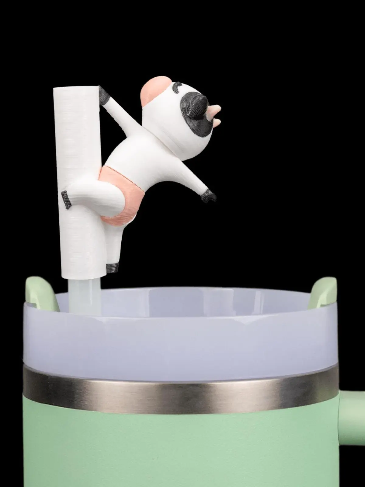 Udderly Thirsty – Straw Topper & Charm