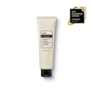 [DearKlairs Official Shop] Gentle Black Facial Cleanser | Vegan, low pH, Hydrating Finish, 99% Fine Dust Removal, A Creamy foam cleanser, daily face wash, Cleansing Skincare Calming Mild Sensitive Skin Repair Facial Cleansing Comfort