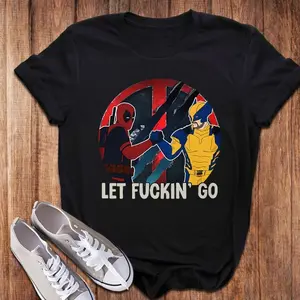 Deadpool And Wolverine Shirt, Superhero Movie Character Shirt, Superhero Besties Couple Shirt, Funny Deadpool And Wolverine Slogan Shirt