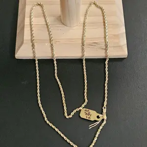 14k gold necklace 24 inch