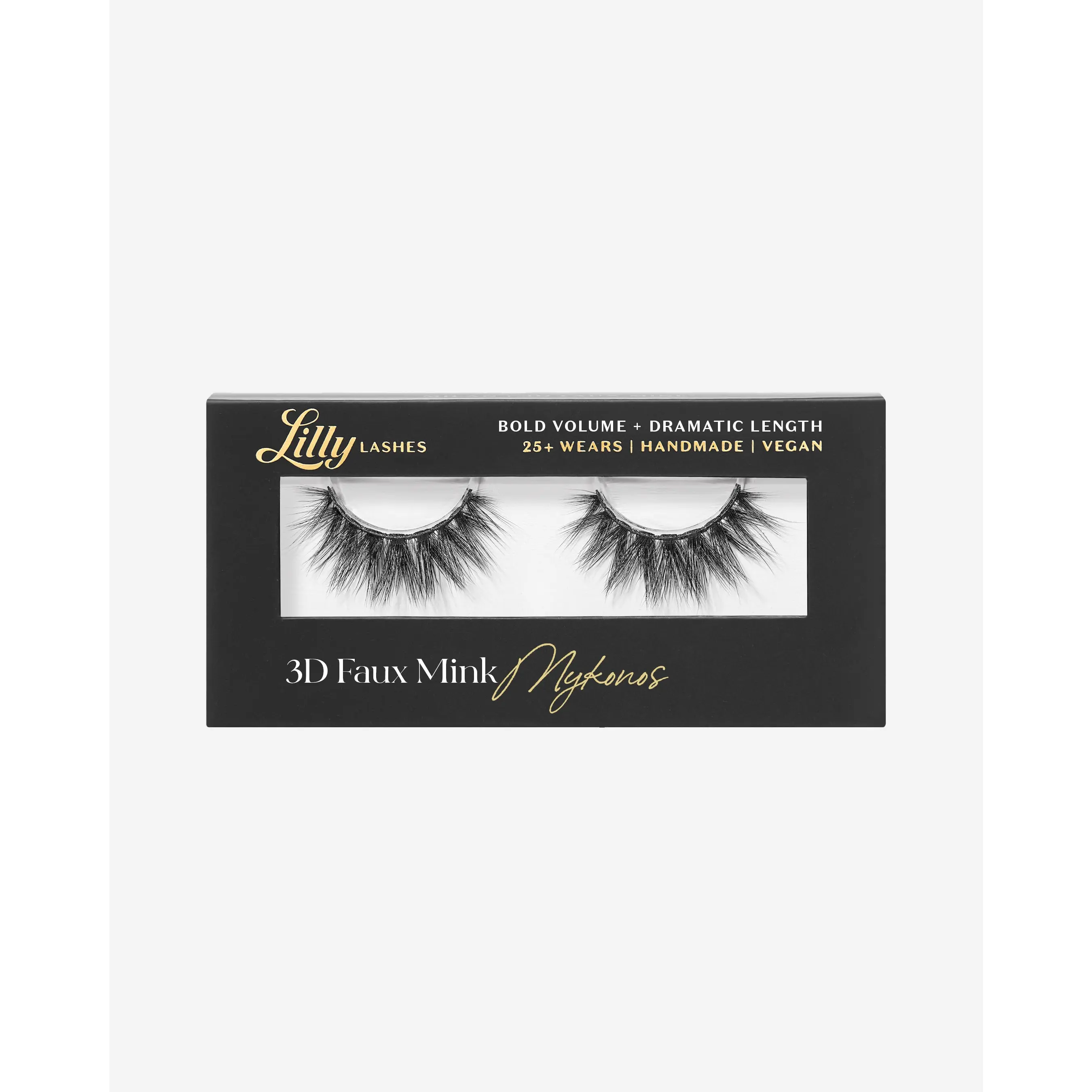 Mykonos in 3D Faux Mink Bold Volume + Dramatic Length Eyelashes Luxury